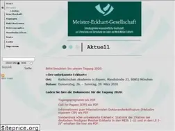 Sites similar to meister-eckhart-gesellschaft.de
