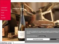 Sites similar to meister-plan.de