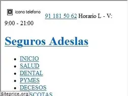Sites similar to mejoratuseguro.es