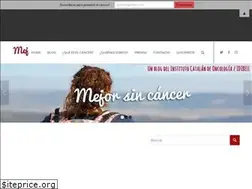 Sites similar to mejorsincancer.org