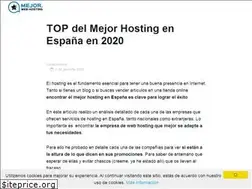 Sites similar to mejorwebhosting.es