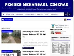 Sites similar to mekarsari.info