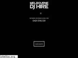 Sites similar to melbournedjhire.com