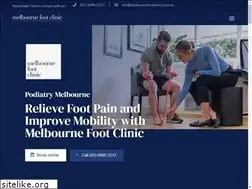 Sites similar to melbournefootclinic.com.au