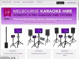 Sites similar to melbournekaraokehire.net.au