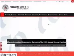 Sites similar to melbourneknights.com.au