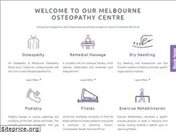 Sites similar to melbourneosteopathycentre.com.au
