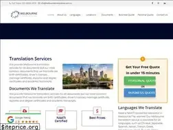 Sites similar to melbournetranslations.com.au