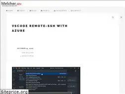 Sites similar to melcher.dev