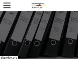 Sites similar to melderegister-auskunft.de