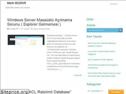Sites similar to melihbozkir.com.tr