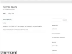 Sites similar to melindabouma.com