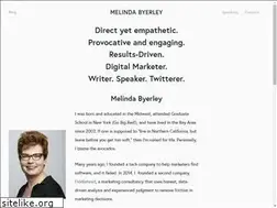 Sites similar to melindabyerley.com