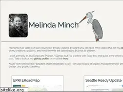 Sites similar to melindaminch.com