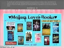 Sites similar to melissa413readsalot.blogspot.com