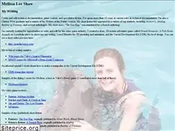 Sites similar to melissashaw.net
