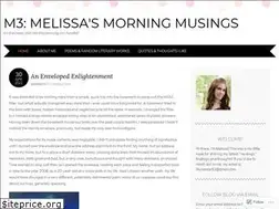 Sites similar to melissasmorningmusings.wordpress.com