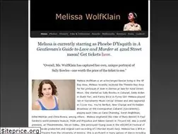 Sites similar to melissawolfklain.com