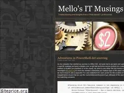 Sites similar to mellositmusings.com