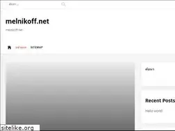 Sites similar to melnikoff.net