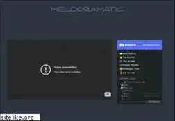 Sites similar to melodramatic.com
