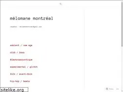 Sites similar to melomanemontreal.com