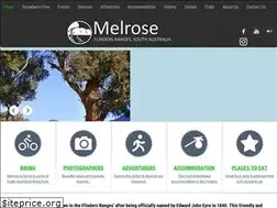 Sites similar to melrose-mtremarkable.org.au