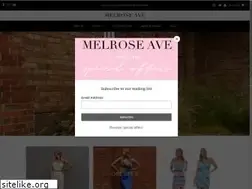 Sites similar to melroseavefashion.com.au