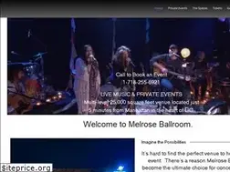 Sites similar to melroseballroomnyc.com