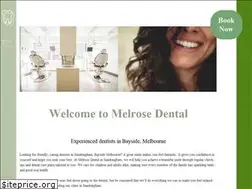 Sites similar to melrosedental.com.au