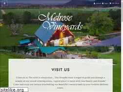 Sites similar to melrosevineyards.com