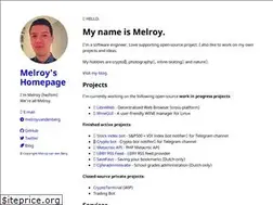 Sites similar to melroy.org