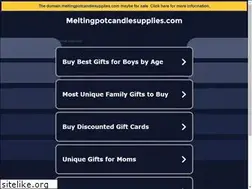 Sites similar to meltingpotcandlesupplies.com