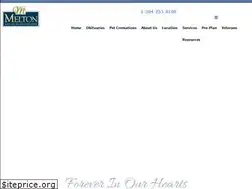 Sites similar to meltonmortuary.com