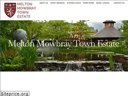 Sites similar to meltonmowbraytownestate.co.uk