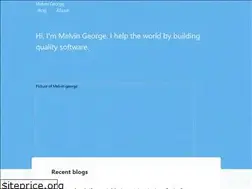 Sites similar to melvingeorge.me