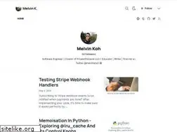 Sites similar to melvinkoh.me
