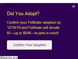 Sites similar to members.petfinder.org