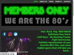 Sites similar to membersonly80sband.com