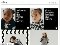 Sites similar to memekidswear.com