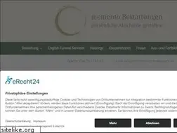 Sites similar to memento-bestattungen.de