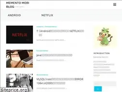 Sites similar to memento-mori-blog.com