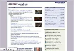 Sites similar to memeorandum.com