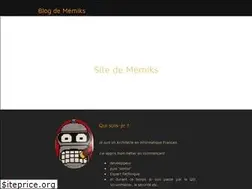 Sites similar to memiks.fr