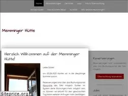 Sites similar to memmingerhuette.com