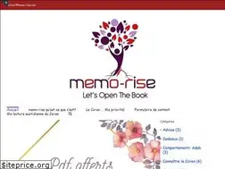 Sites similar to memo-rise.com