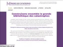 Sites similar to memoiresdescatastrophes.org