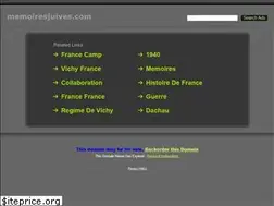 Sites similar to memoiresjuives.com