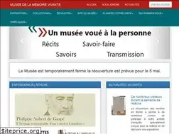 Sites similar to memoirevivante.org