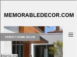 Sites similar to memorabledecor.com